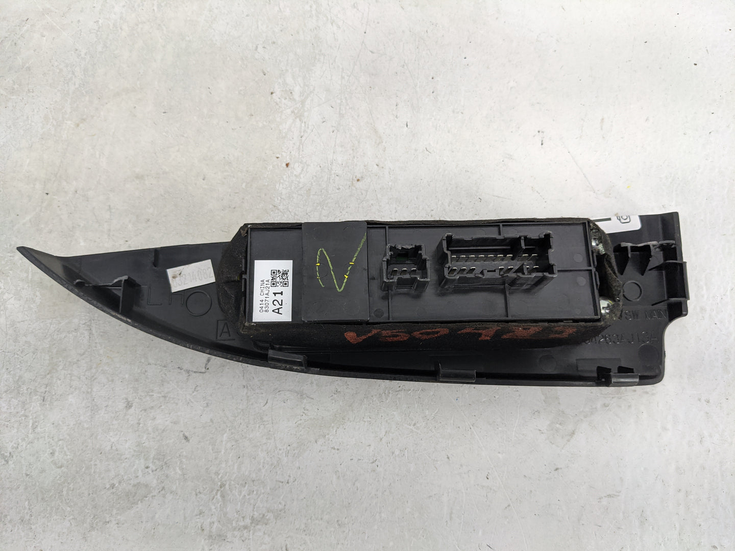 2013-2014 Subaru Legacy Master Power Window Switch Replacement Driver Side Left P/N:83071AJ21A Fits Fits 2013 2014 OEM Used 