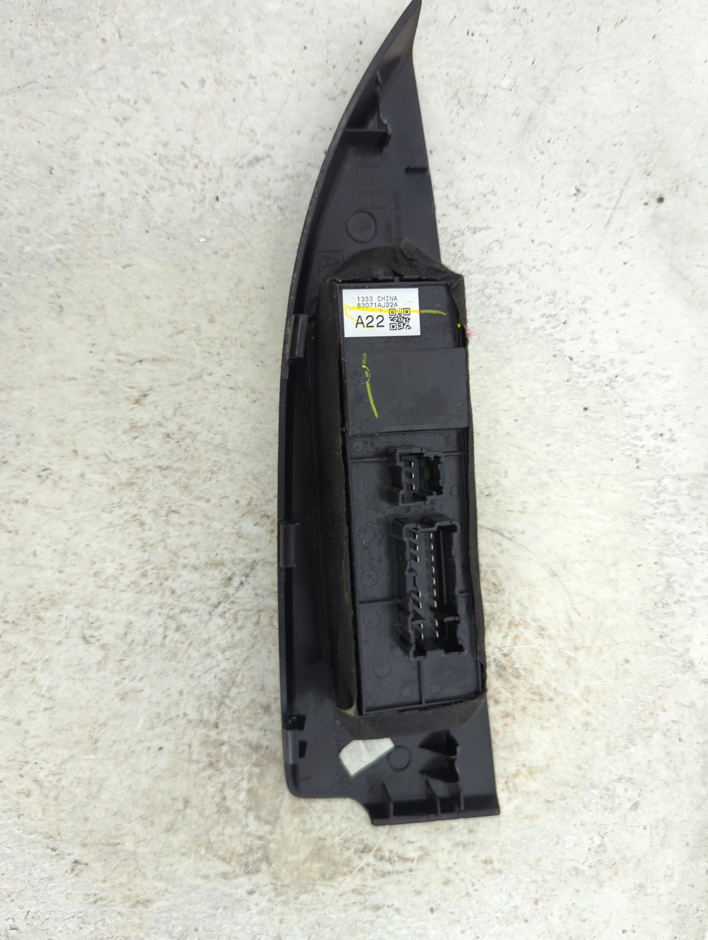 2013-2014 Subaru Legacy Master Power Window Switch Replacement Driver Side Left P/N:83071AJ22A Fits Fits 2013 2014 OEM Used 