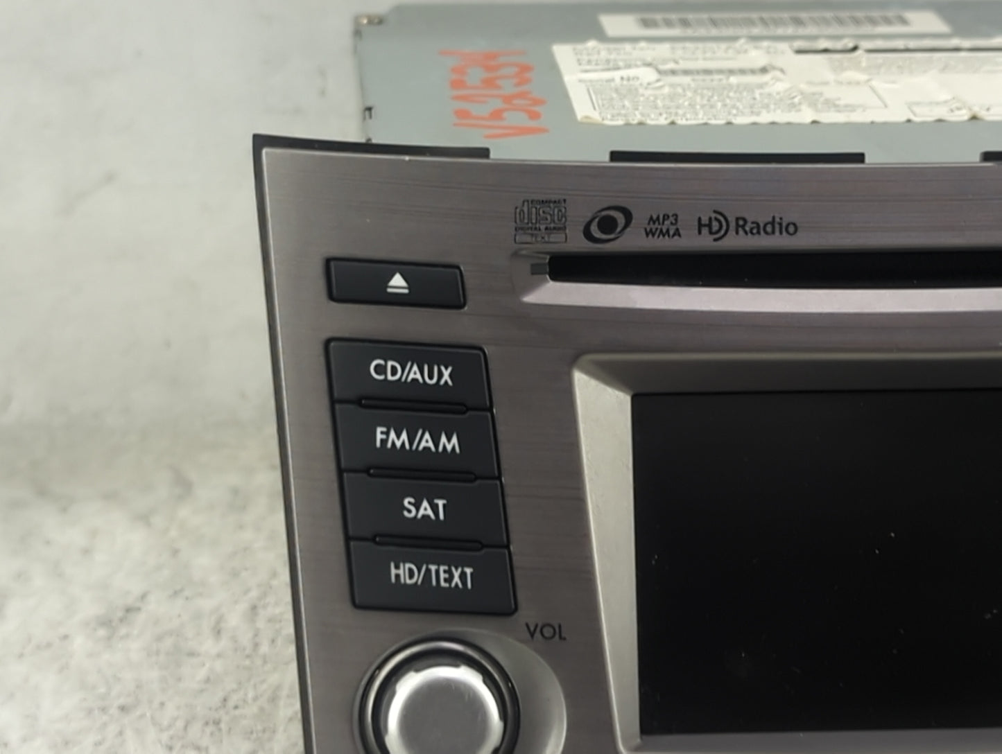 2012-2014 Subaru Legacy Radio AM FM Cd Player Receiver Replacement P/N:86201AJ66A CQ-FF13E04D Fits Fits 2012 2013 2014 OEM U