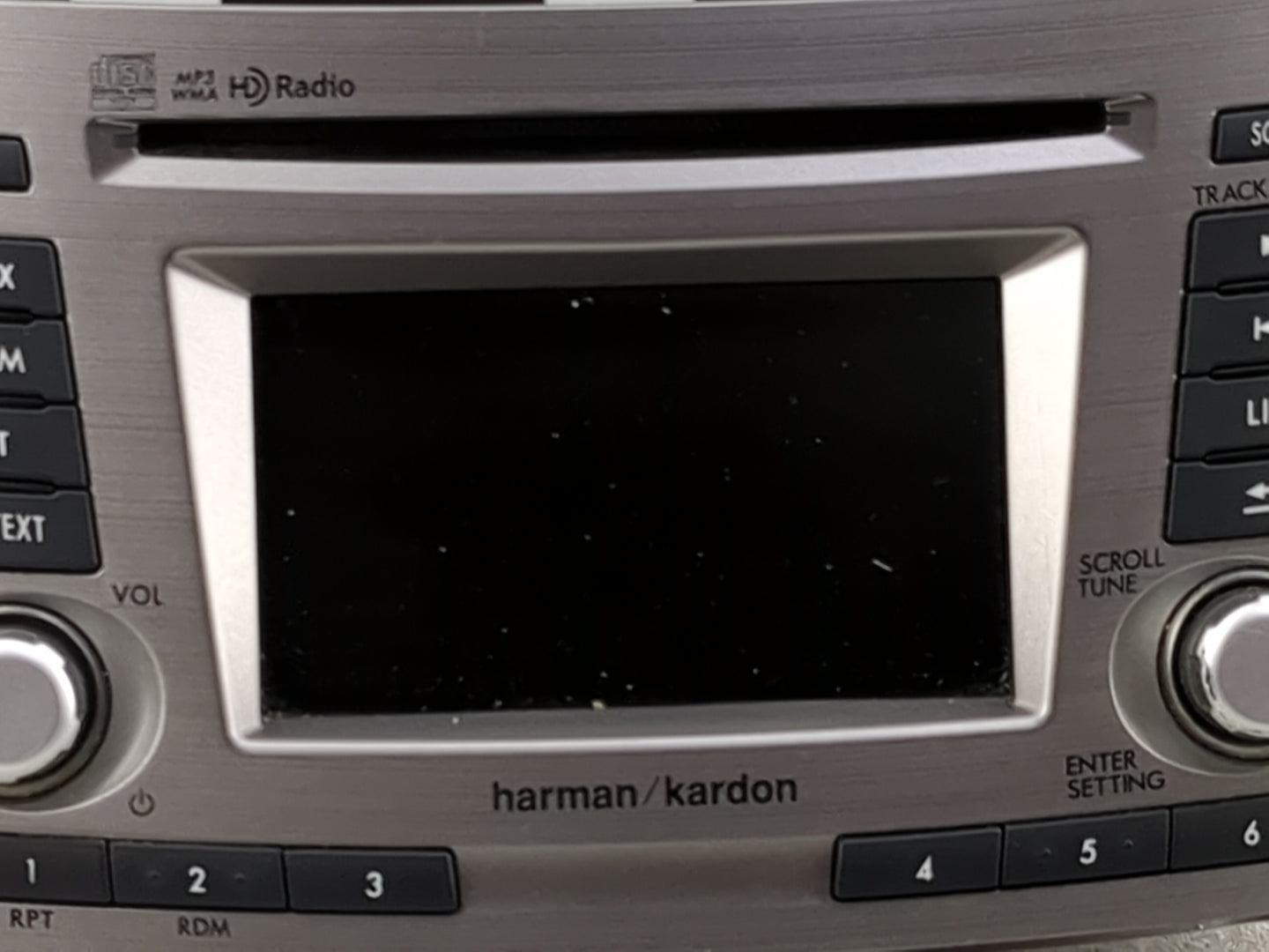 2013-2014 Subaru Legacy Radio AM FM Cd Player Receiver Replacement P/N:86201AJ65A CQ-JF11E040 Fits Fits 2013 2014 OEM Used A