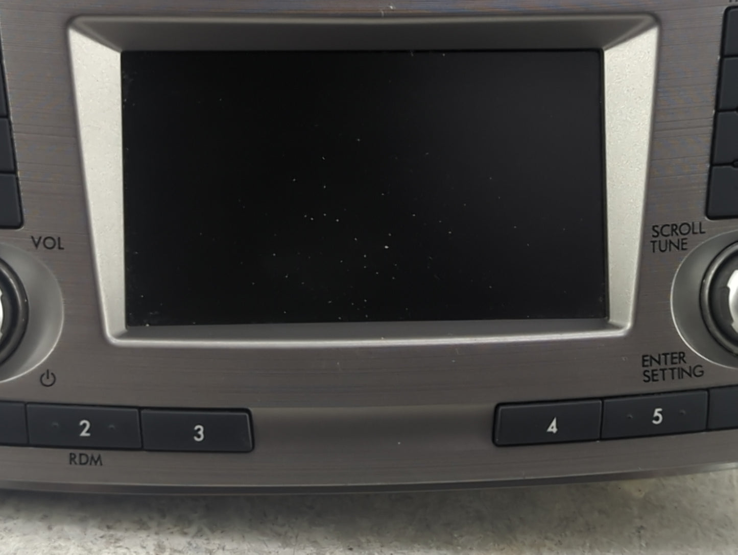 2012-2014 Subaru Legacy Radio AM FM Cd Player Receiver Replacement P/N:86201AJ66A CQ-FF13E04D Fits Fits 2012 2013 2014 OEM U