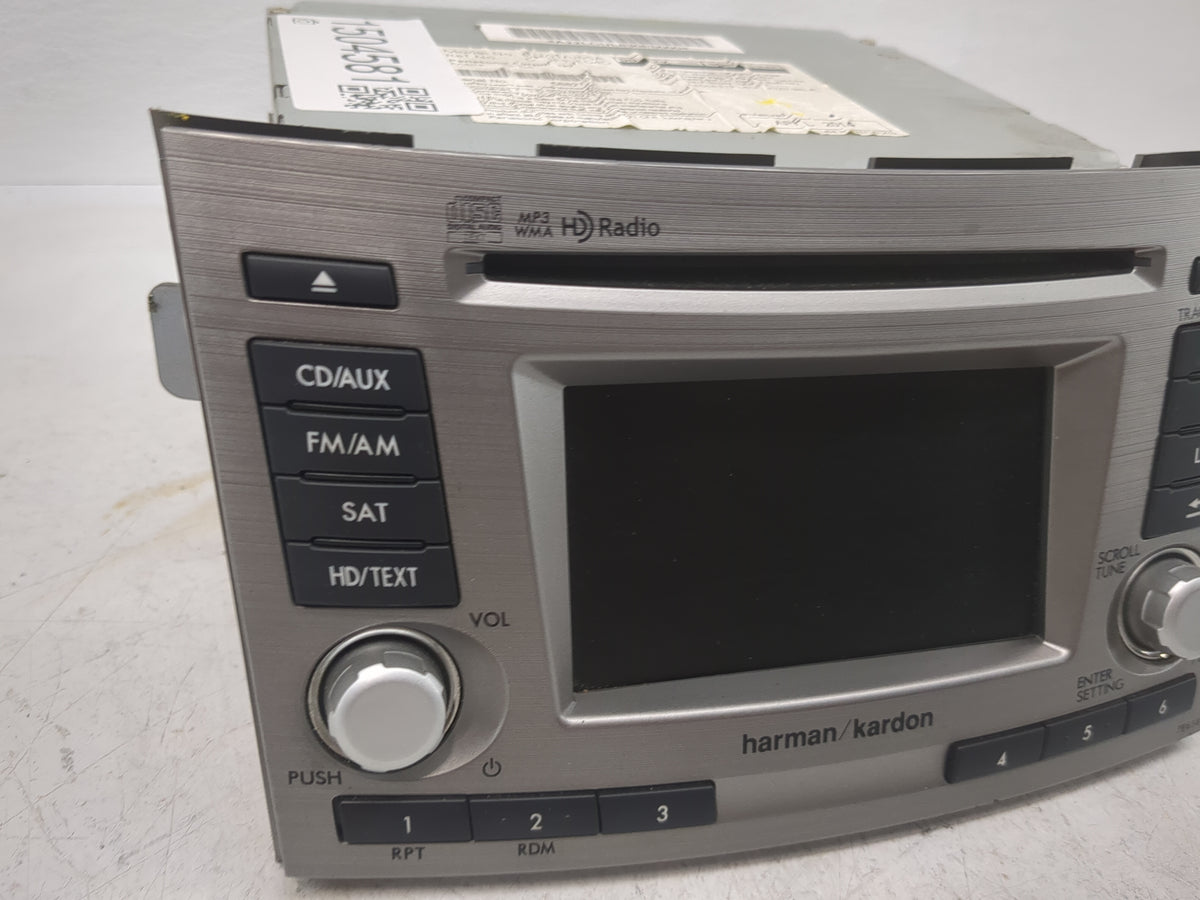 2012-2014 Subaru Legacy Radio AM FM Cd Player Receiver Replacement P/N:86201AJ65A CQ-JF11E04D, PE658U1 Fits Fits 2012 2013 2