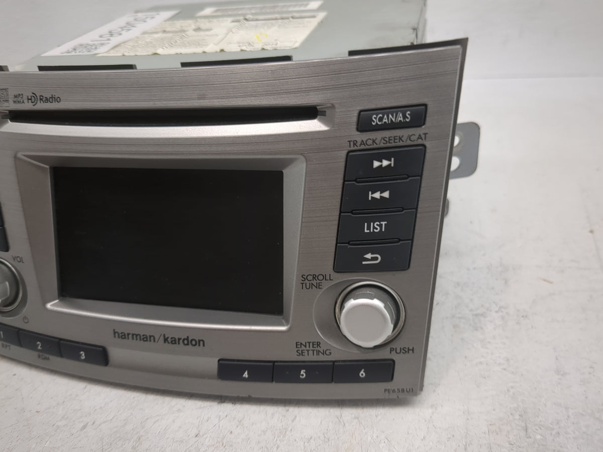 2012-2014 Subaru Legacy Radio AM FM Cd Player Receiver Replacement P/N:86201AJ65A CQ-JF11E04D, PE658U1 Fits Fits 2012 2013 2