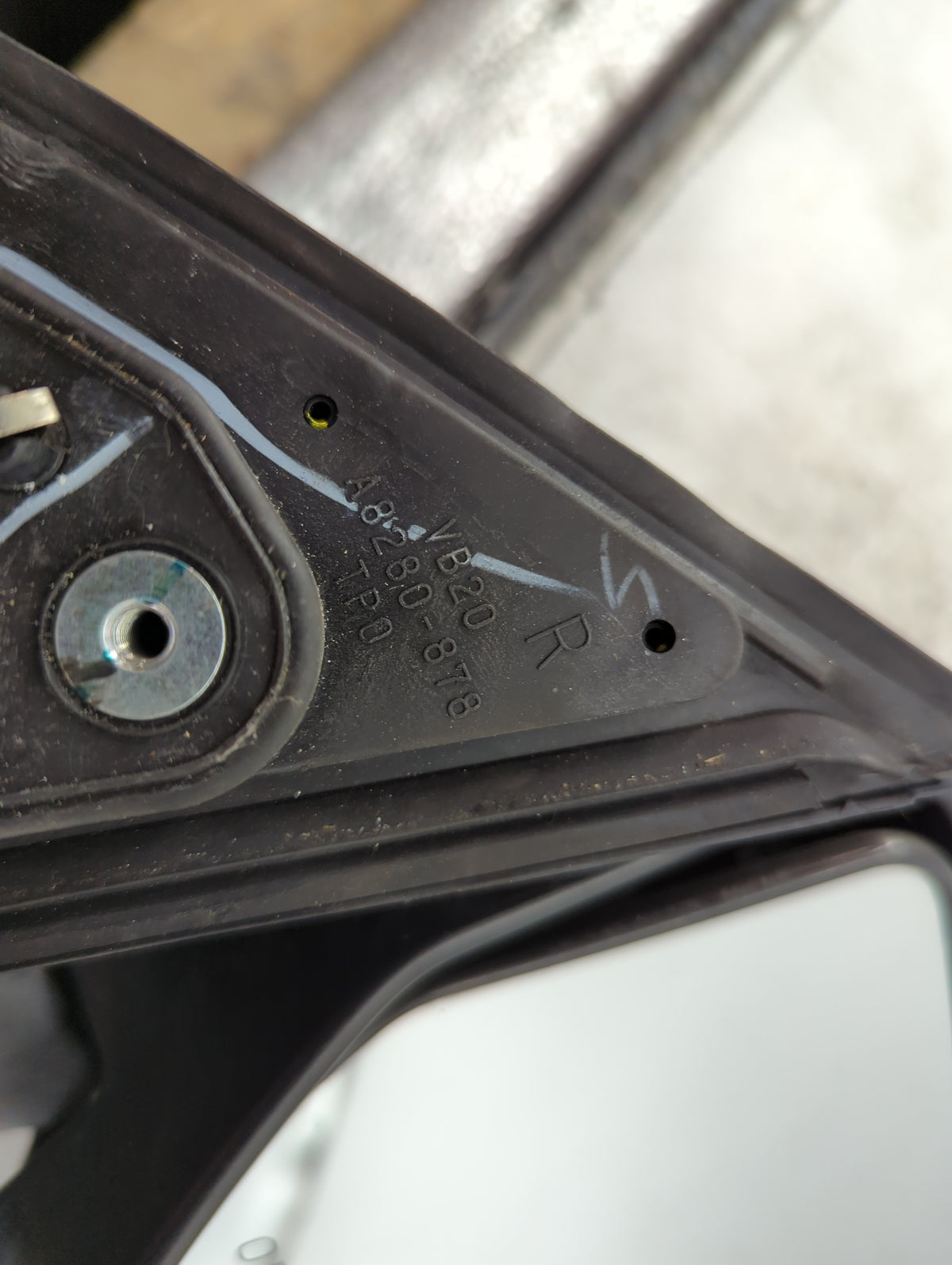 2011-2014 Subaru Legacy Passenger Side View Mirror - Right Door Mirror OEM Used - Oemusedautoparts1.com
