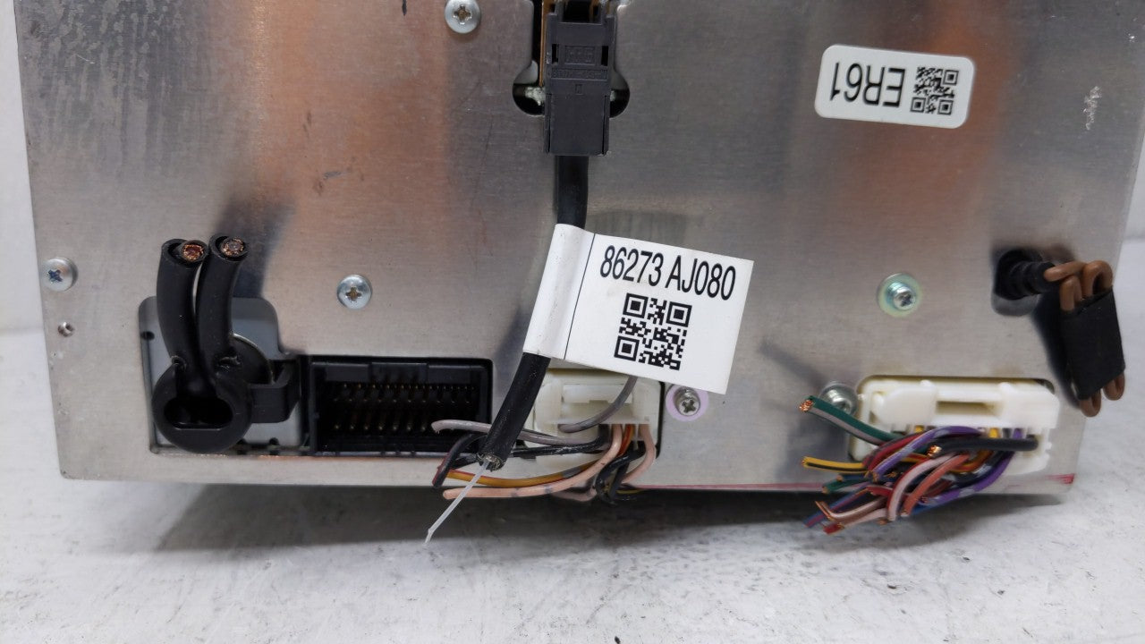 2012-2014 Subaru Legacy Radio AM FM Cd Player Receiver Replacement P/N:86201AJ61A Fits Fits 2012 2013 2014 OEM Used Auto Par