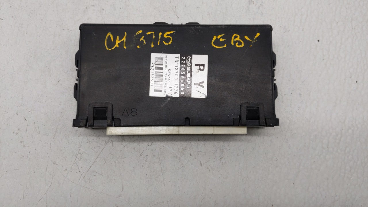 2013-2014 Subaru Legacy PCM Engine Control Computer ECU ECM PCU OEM P/N:22765AE06C 22765AE06D, 22765AE06B Fits Fits 2013 201