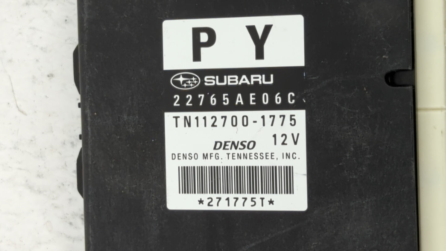 2013-2014 Subaru Legacy PCM Engine Control Computer ECU ECM PCU OEM P/N:22765AE06C 22765AE06D, 22765AE06B Fits Fits 2013 201