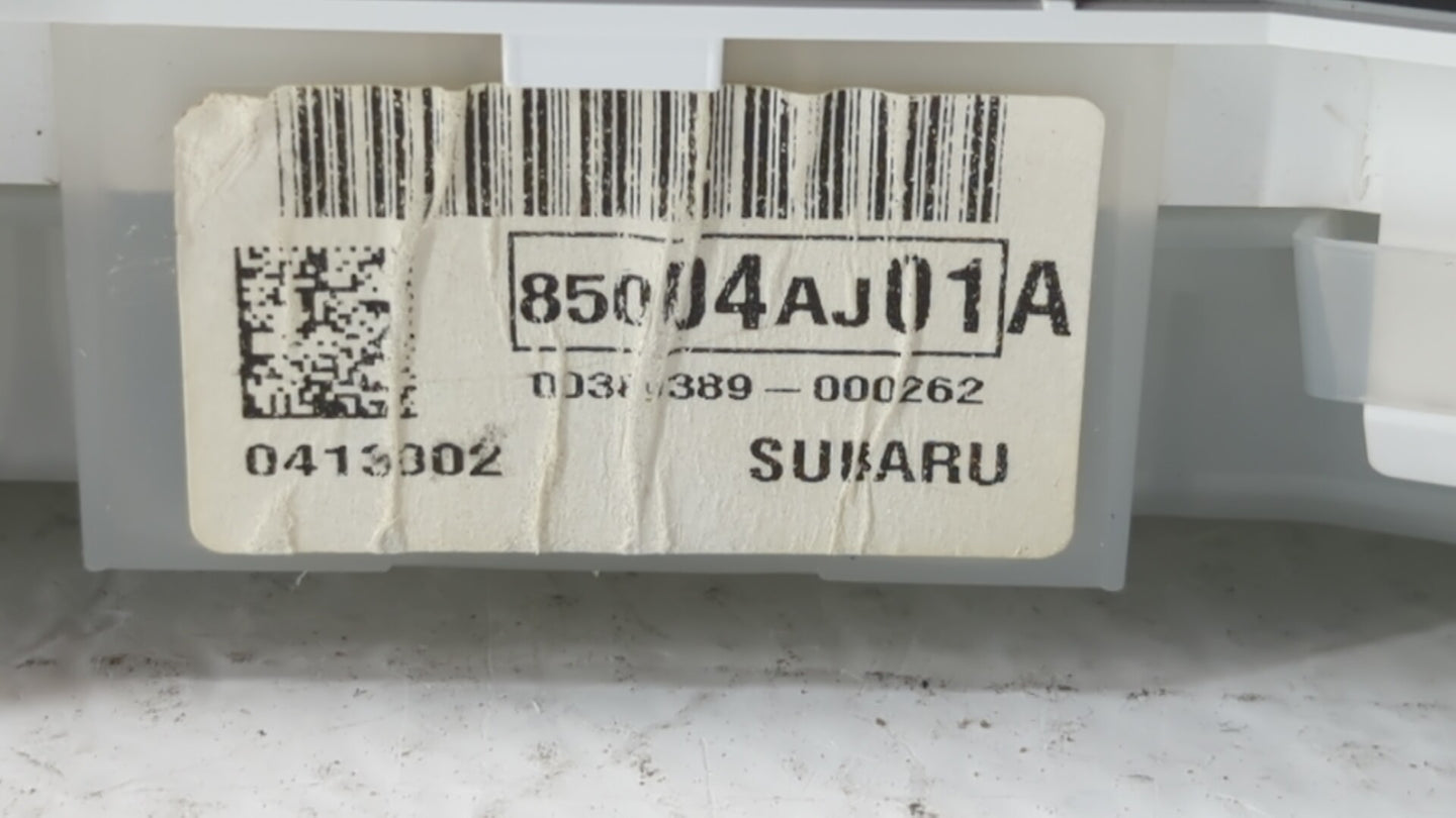 2013-2014 Subaru Legacy Instrument Cluster Speedometer Gauges P/N:85004AJ01A Fits Fits 2013 2014 OEM Used Auto Parts - Oemus