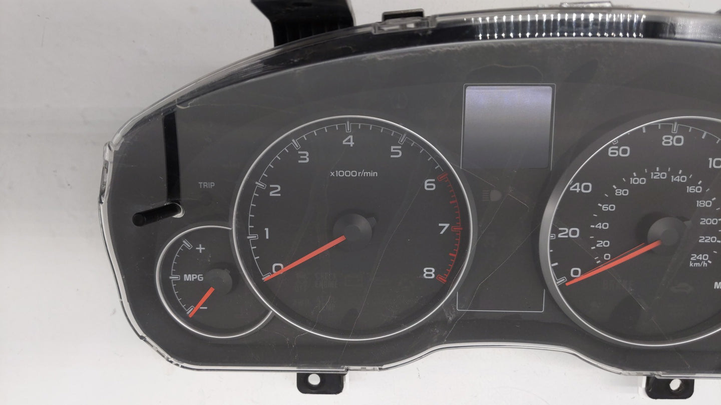 2013-2014 Subaru Legacy Instrument Cluster Speedometer Gauges P/N:85004AJ01A Fits Fits 2013 2014 OEM Used Auto Parts - Oemus