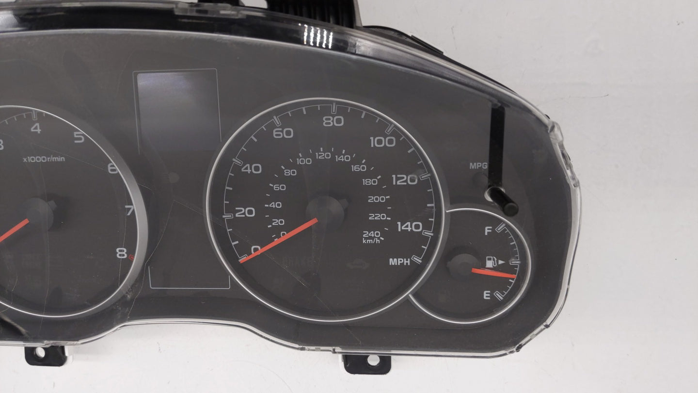 2013-2014 Subaru Legacy Instrument Cluster Speedometer Gauges P/N:85004AJ01A Fits Fits 2013 2014 OEM Used Auto Parts - Oemus