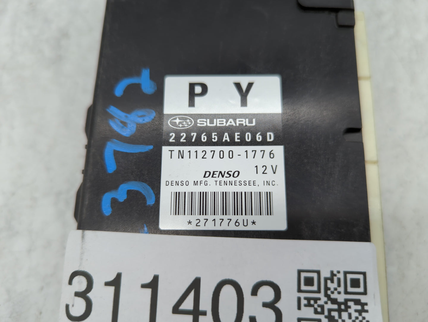 2013-2014 Subaru Legacy PCM Engine Control Computer ECU ECM PCU OEM P/N:22765AE06E 22765AE06A, 22765AE06C Fits Fits 2013 201