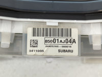2013-2014 Subaru Legacy Instrument Cluster Speedometer Gauges P/N:0411005 85001AJ04A Fits Fits 2013 2014 OEM Used Auto Parts