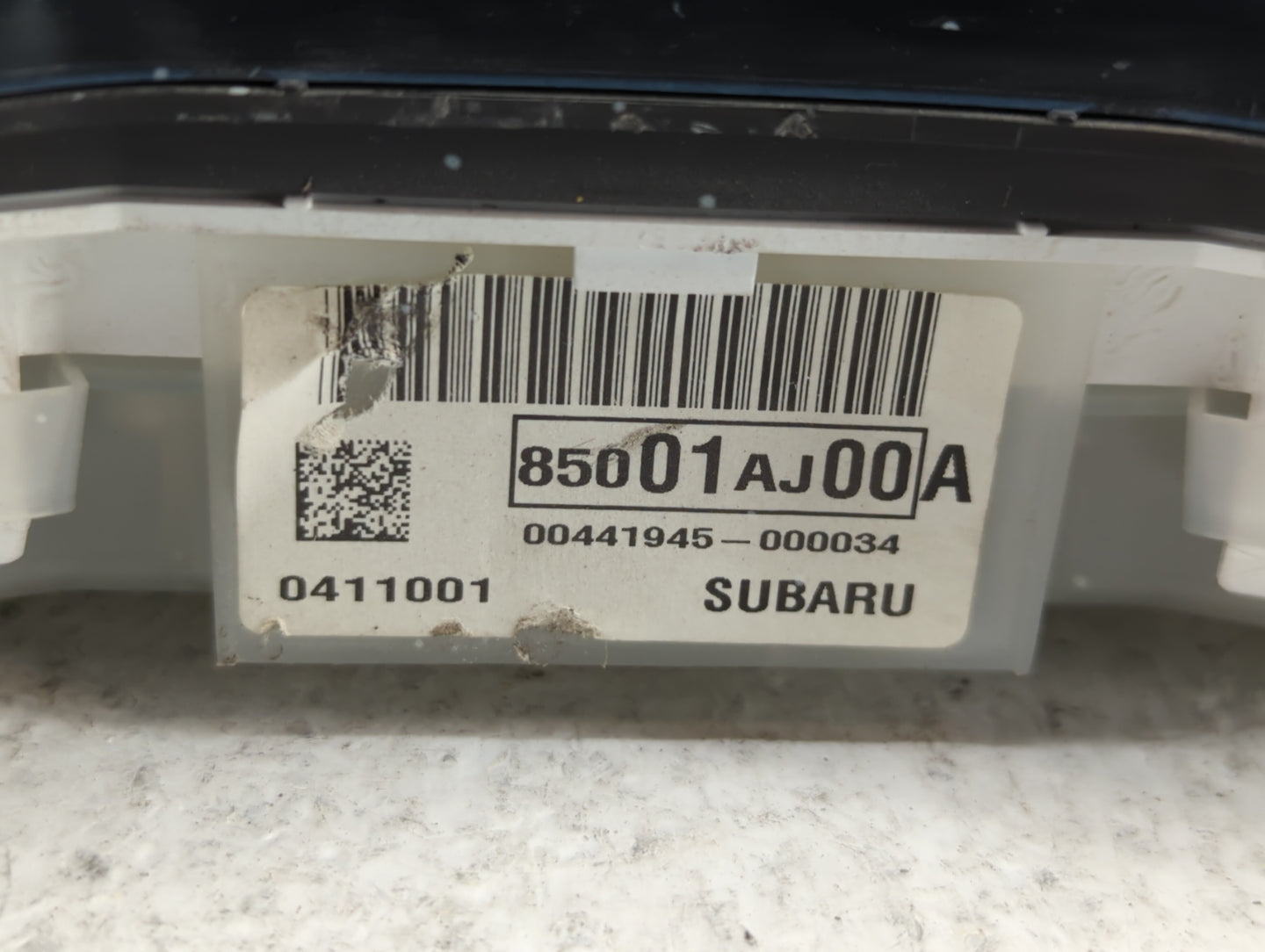 2013 Subaru Legacy Instrument Cluster Speedometer Gauges P/N:85001AJ00A 85001AJ03A Fits OEM Used Auto Parts - Oemusedautopar