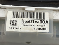 2013-2014 Subaru Legacy Instrument Cluster Speedometer Gauges P/N:85001AJ00A Fits Fits 2013 2014 OEM Used Auto Parts - Oemus