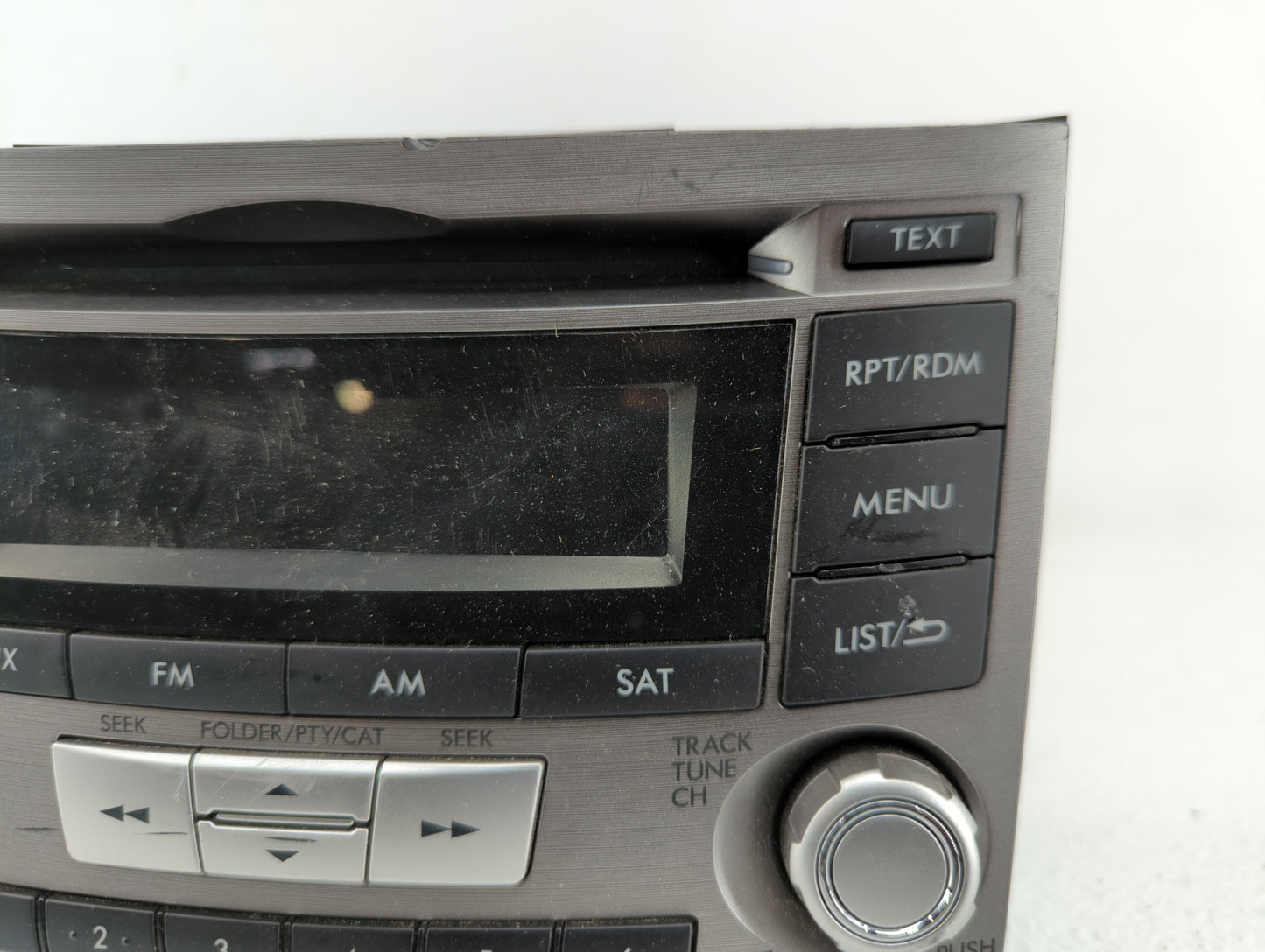 2012-2014 Subaru Legacy Radio AM FM Cd Player Receiver Replacement P/N:86201AJ66A 86201AJ61A Fits Fits 2012 2013 2014 OEM Us