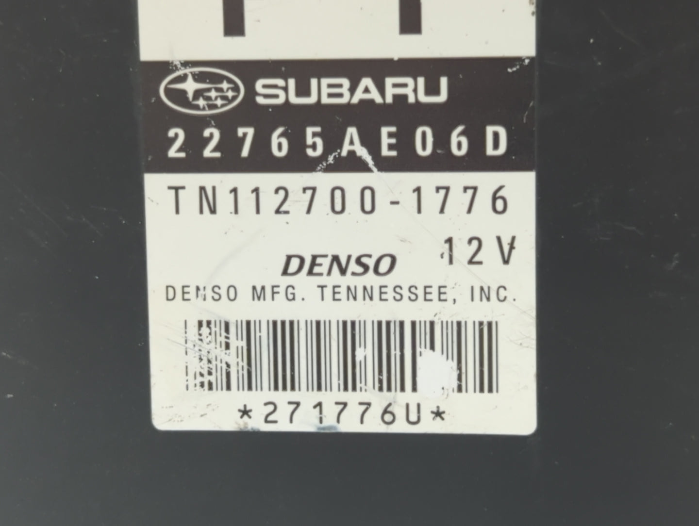 2013-2014 Subaru Legacy PCM Engine Control Computer ECU ECM PCU OEM P/N:22765AE06C 22765AE04B, 22765AE06E Fits Fits 2013 201