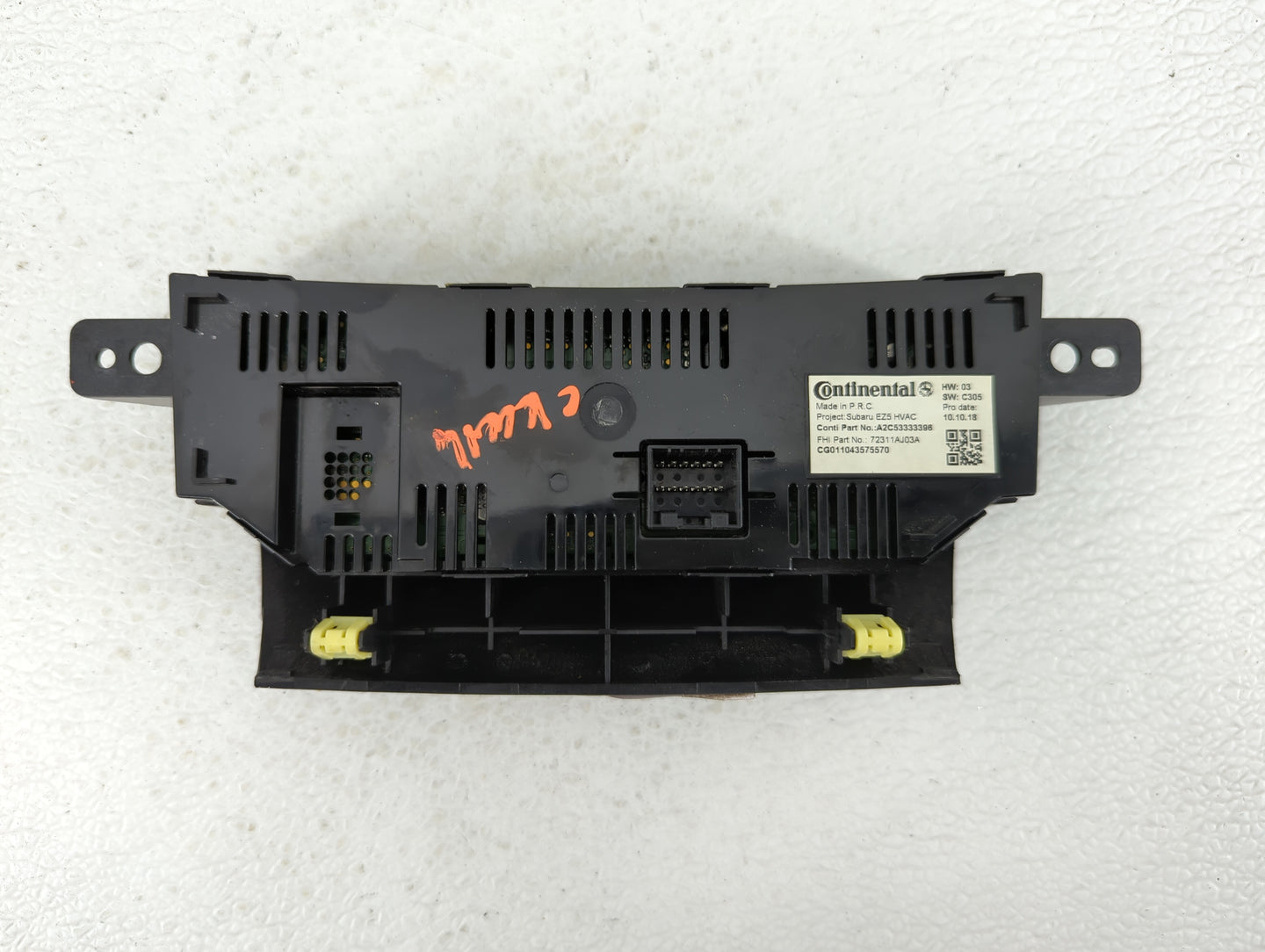 2010-2014 Subaru Legacy Climate Control Module Temperature AC/Heater Replacement P/N:A2C53333396 72311AJ08A Fits OEM Used Au