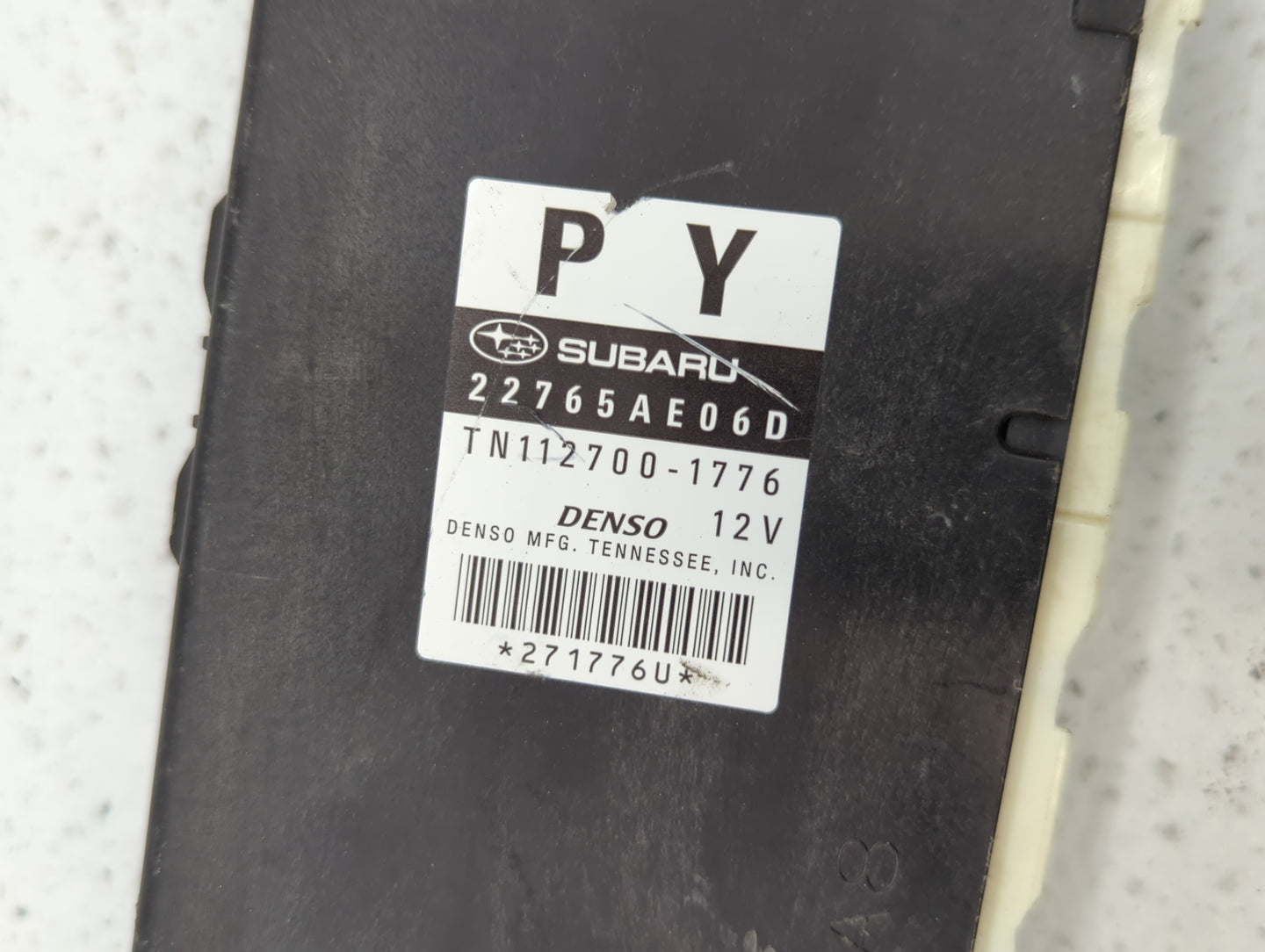 2013-2014 Subaru Legacy PCM Engine Control Computer ECU ECM PCU OEM P/N:22765AE06D Fits Fits 2013 2014 OEM Used Auto Parts -