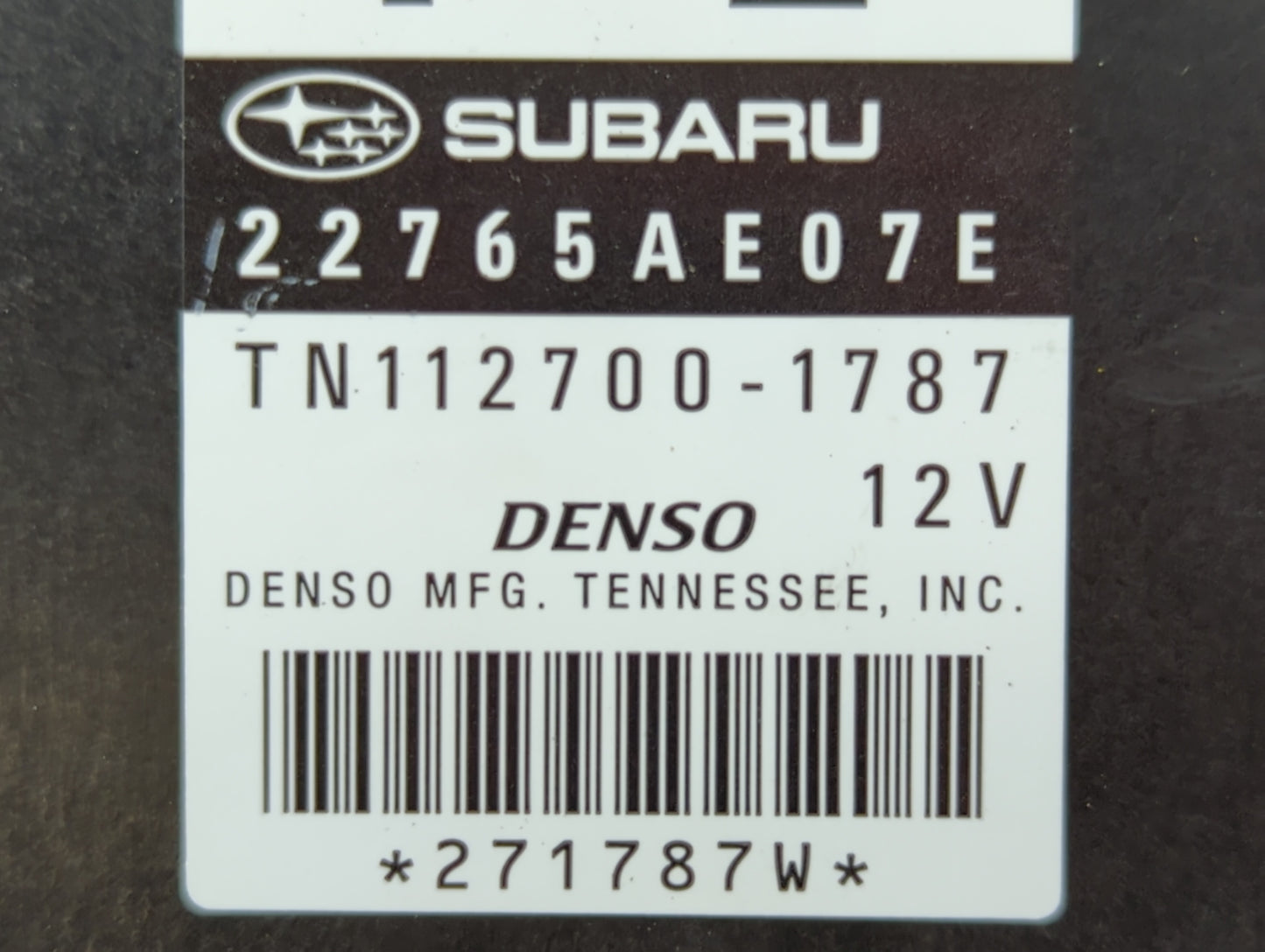 2013-2014 Subaru Legacy PCM Engine Control Computer ECU ECM PCU OEM P/N:22765AE07E 22765AE07C, 22765AE06D Fits Fits 2013 201