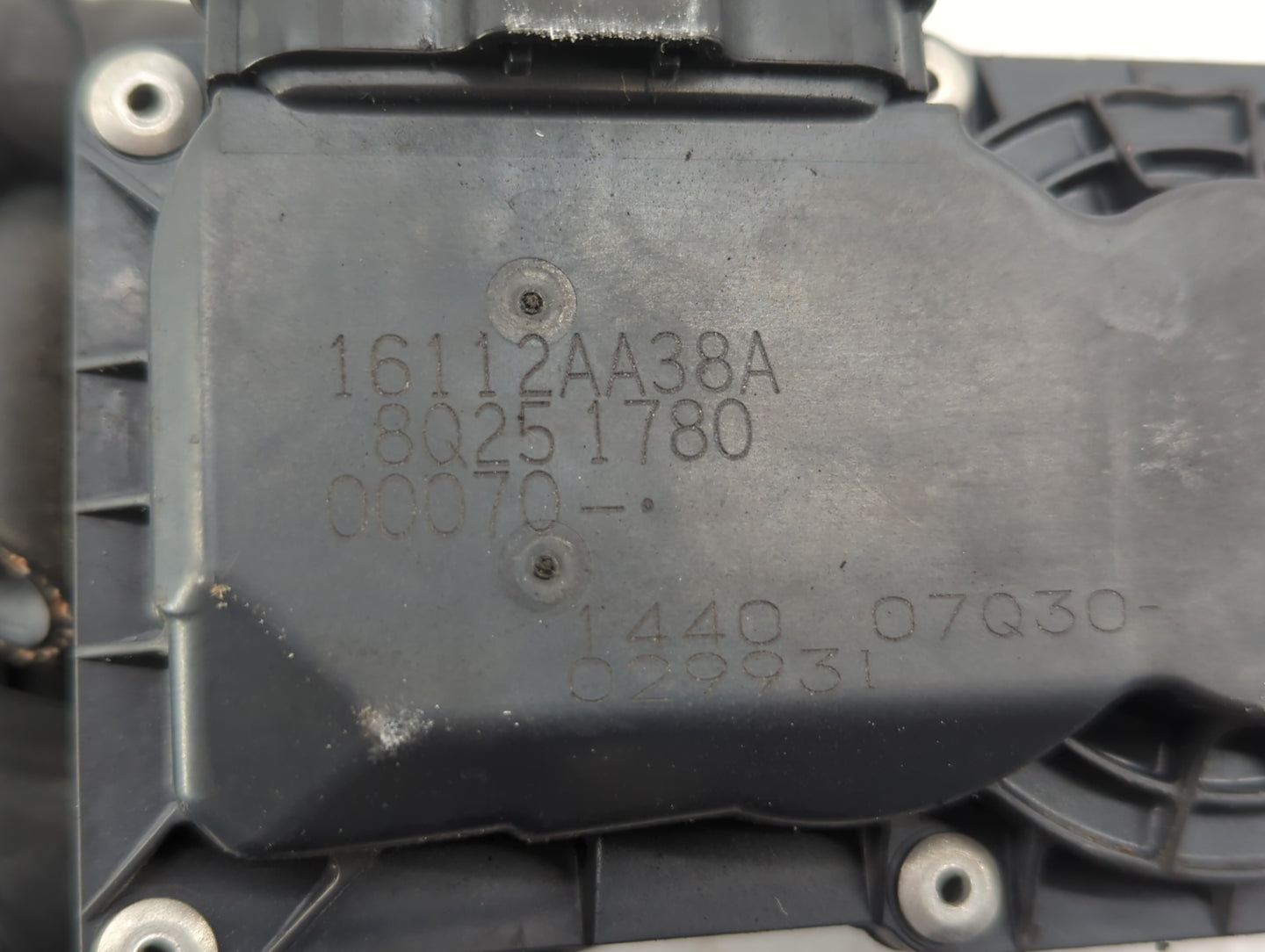 2013-2019 Subaru Legacy Throttle Body P/N:8Q251780 Fits Fits 2013 2014 2015 2016 2017 2018 2019 OEM Used Auto Parts - Oemuse