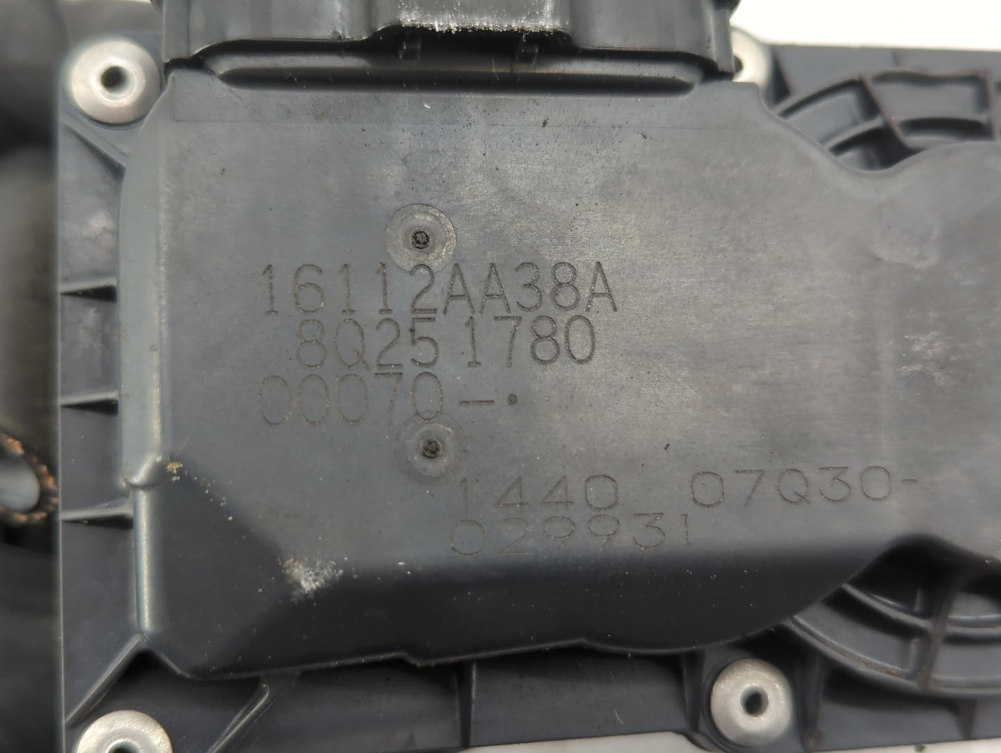 2013-2019 Subaru Legacy Throttle Body P/N:8Q251780 Fits Fits 2013 2014 2015 2016 2017 2018 2019 OEM Used Auto Parts - Oemuse