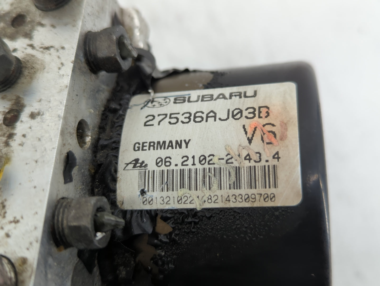 2013-2014 Subaru Legacy ABS Pump Control Module Replacement P/N:27536AJ03B Fits Fits 2013 2014 OEM Used Auto Parts - Oemused