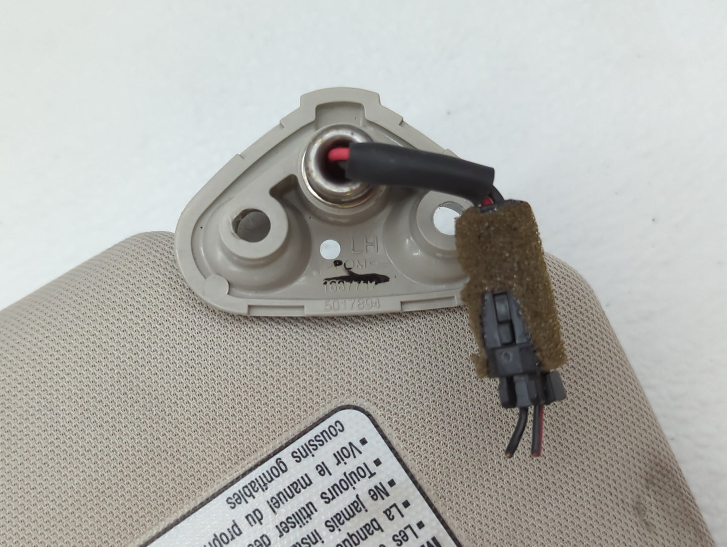 2010-2014 Subaru Legacy Sun Visor Shade Replacement Driver Left Mirror Fits Fits 2010 2011 2012 2013 2014 OEM Used Auto Part