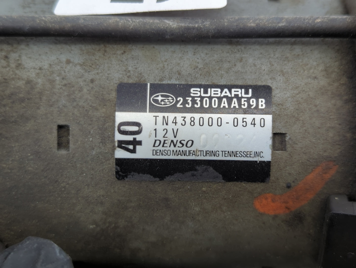 2008-2015 Subaru Legacy Car Starter Motor Solenoid OEM P/N:TN438000-0540 23300AA59B Fits OEM Used Auto Parts - Oemusedautopa