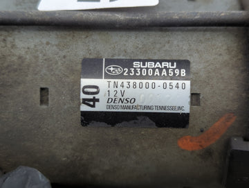 2008-2015 Subaru Legacy Car Starter Motor Solenoid OEM P/N:TN438000-0540 23300AA59B Fits OEM Used Auto Parts