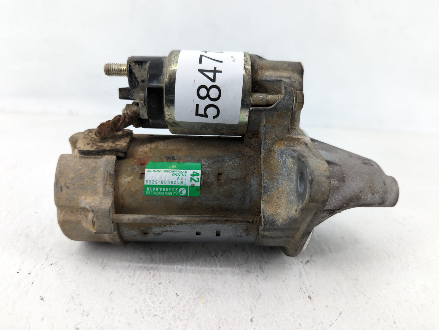 2010-2014 Subaru Legacy Car Starter Motor Solenoid OEM P/N:23300AA61A TN428000-5250 Fits Fits 2008 2009 2010 2011 2012 2013 