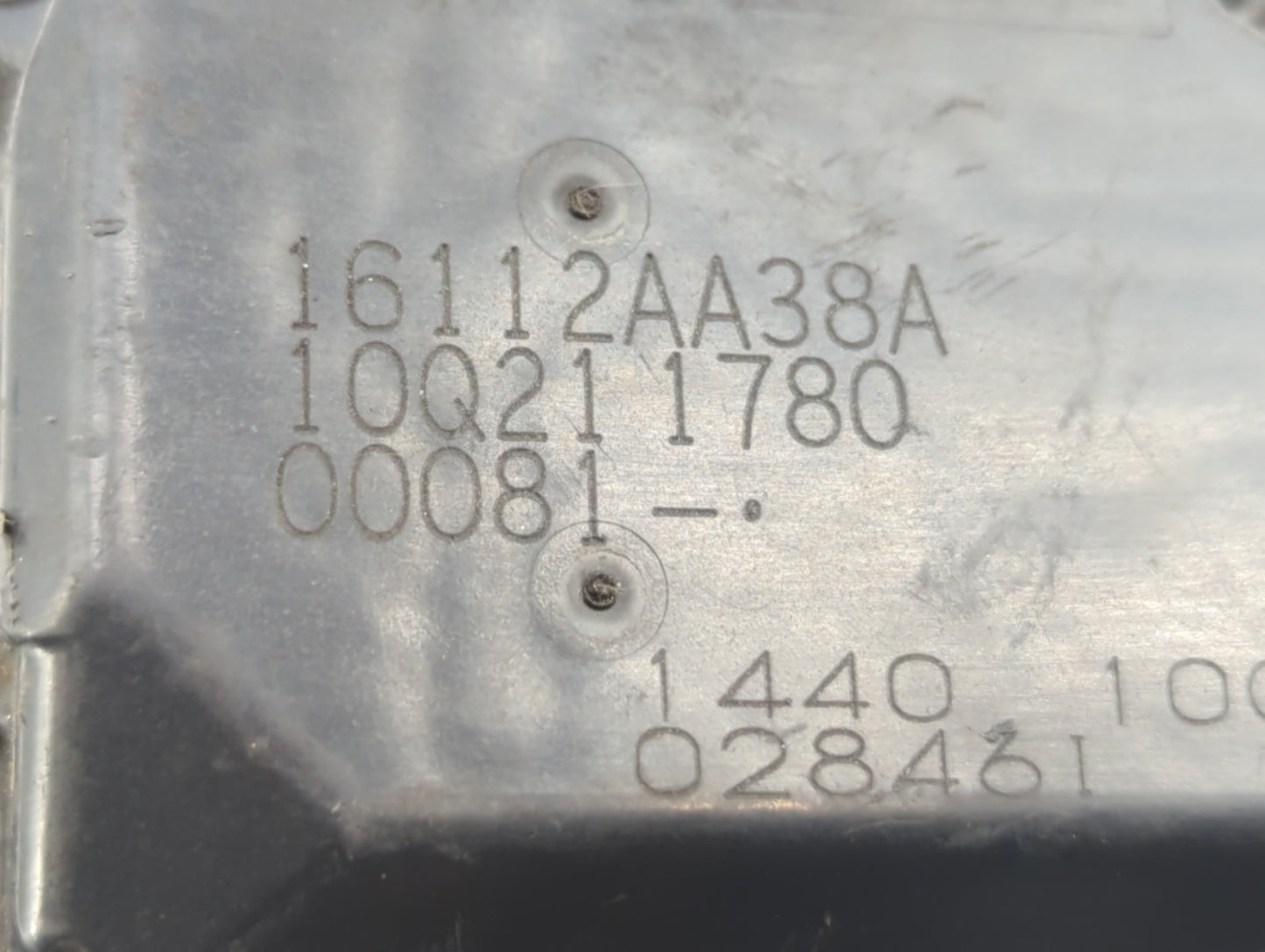 2013-2019 Subaru Legacy Throttle Body P/N:16112AA38A Fits Fits 2013 2014 2015 2016 2017 2018 2019 OEM Used Auto Parts - Oemu