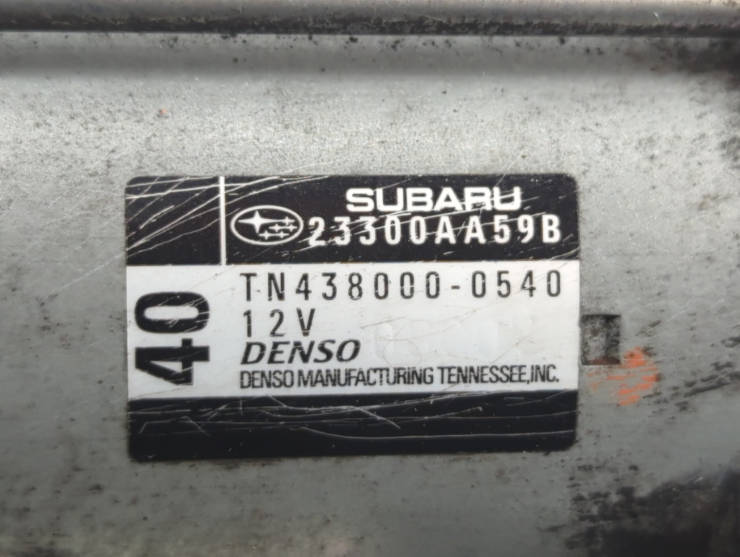 2008-2015 Subaru Legacy Car Starter Motor Solenoid OEM P/N:TN438000-0540 23300AA59B Fits OEM Used Auto Parts - Oemusedautopa