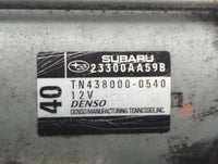 2008-2015 Subaru Legacy Car Starter Motor Solenoid OEM P/N:TN438000-0540 23300AA59B Fits OEM Used Auto Parts - Oemusedautopa