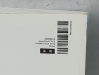 2014 Subaru Legacy Owners Manual Book Guide P/N:A2500BE-A OEM Used Auto Parts - Oemusedautoparts1.com