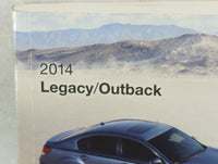 2014 Subaru Legacy Owners Manual Book Guide P/N:A2500BE-A OEM Used Auto Parts - Oemusedautoparts1.com