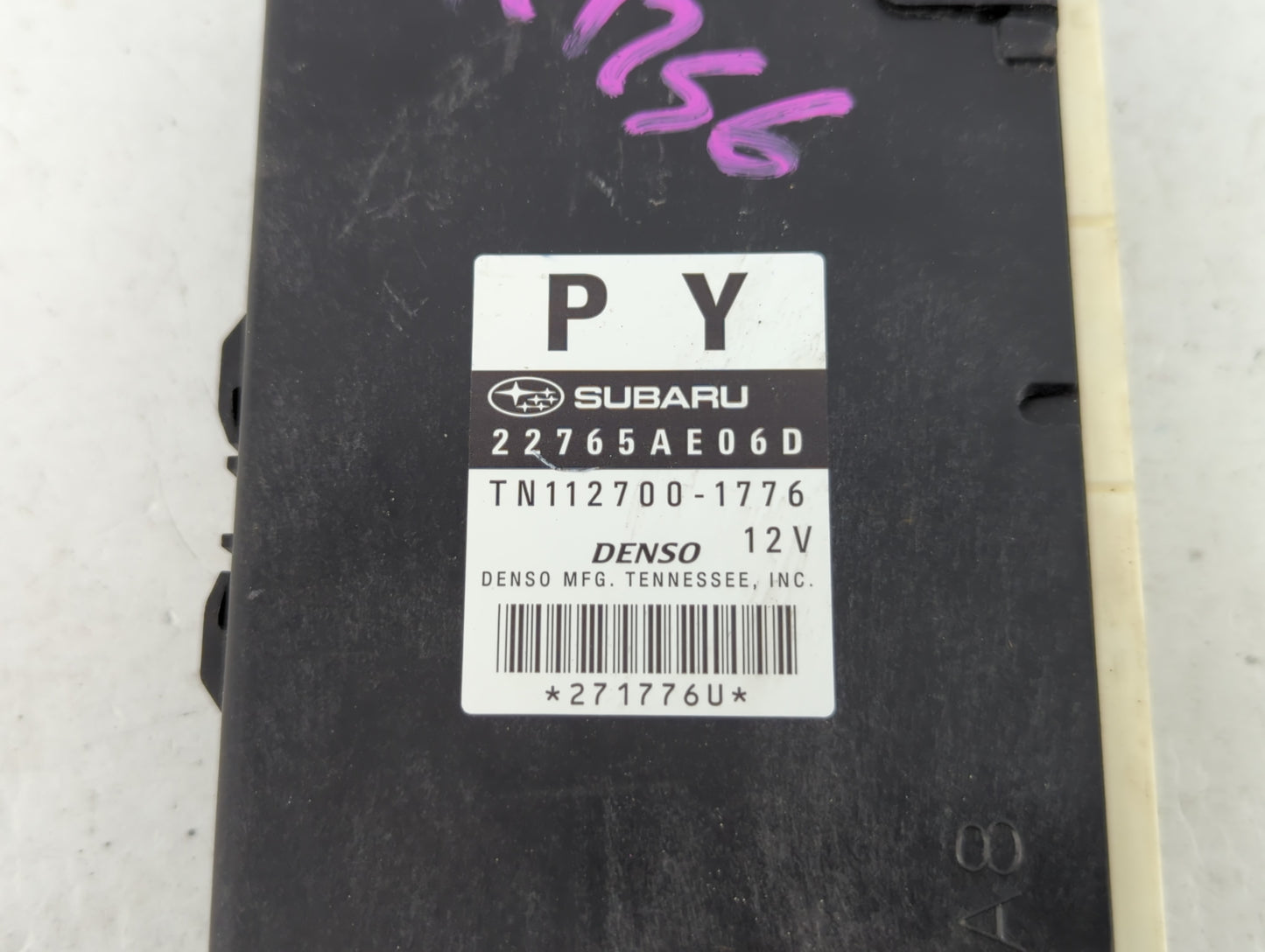 2013-2014 Subaru Legacy PCM Engine Control Computer ECU ECM PCU OEM P/N:TN112700-1776 22765AE06D Fits Fits 2013 2014 OEM Use