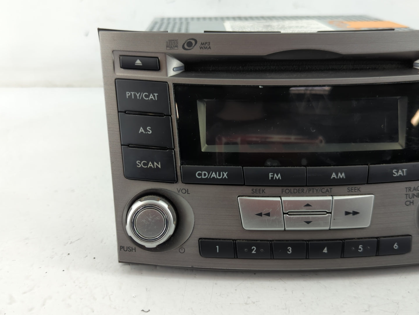 2012-2014 Subaru Legacy Radio AM FM Cd Player Receiver Replacement P/N:86201AJ61A Fits Fits 2012 2013 2014 OEM Used Auto Par