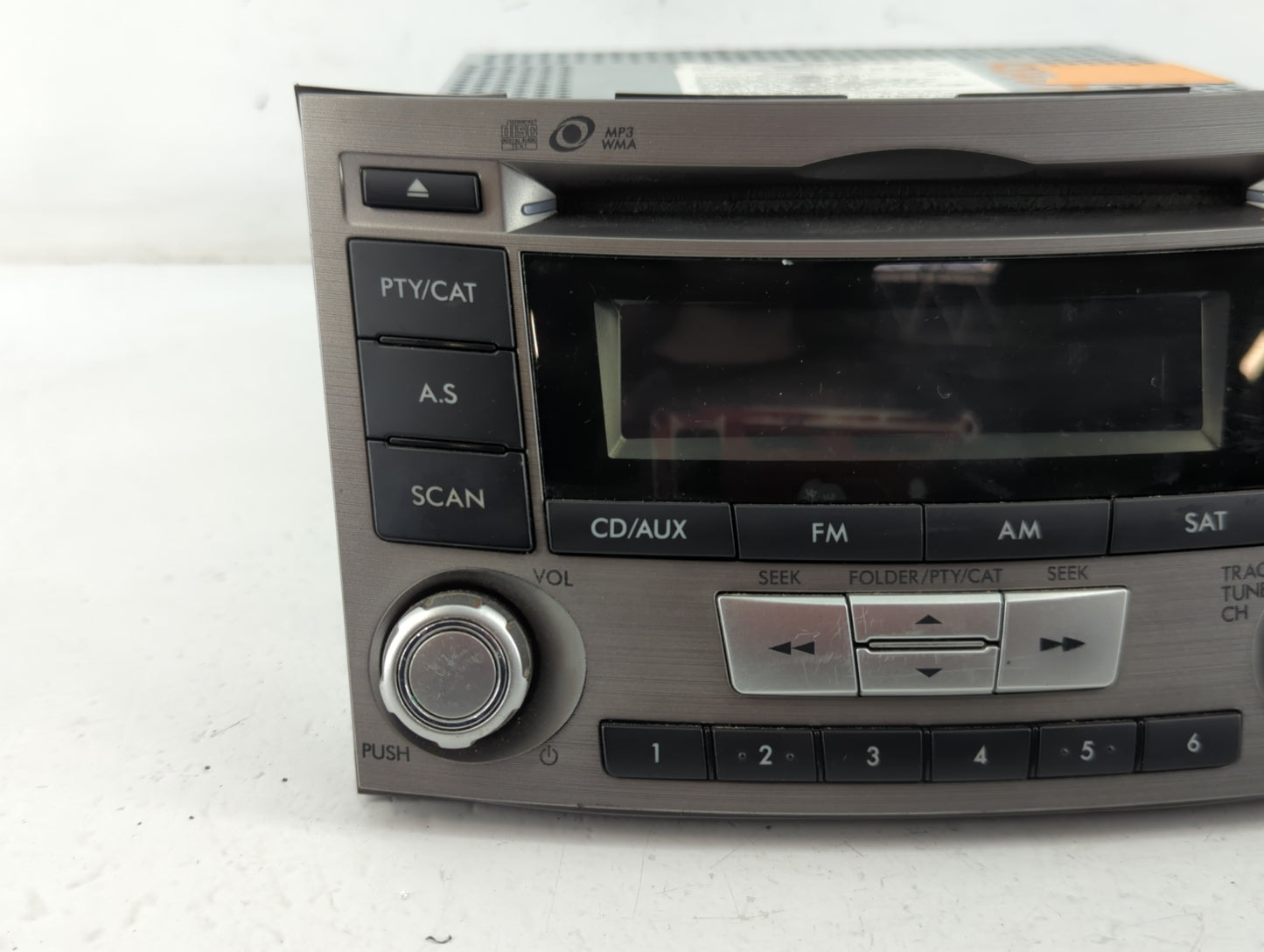 2012-2014 Subaru Legacy Radio AM FM Cd Player Receiver Replacement P/N:86201AJ61A Fits Fits 2012 2013 2014 OEM Used Auto Par