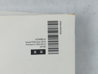 2014 Subaru Legacy Owners Manual Book Guide P/N:A2500BE-B OEM Used Auto Parts - Oemusedautoparts1.com