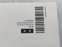 2014 Subaru Legacy Owners Manual Book Guide OEM Used Auto Parts - Oemusedautoparts1.com
