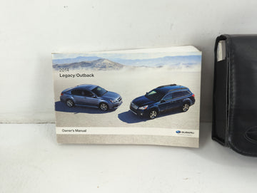 2014 Subaru Legacy Owners Manual Book Guide P/N:A2500BE-B OEM Used Auto Parts