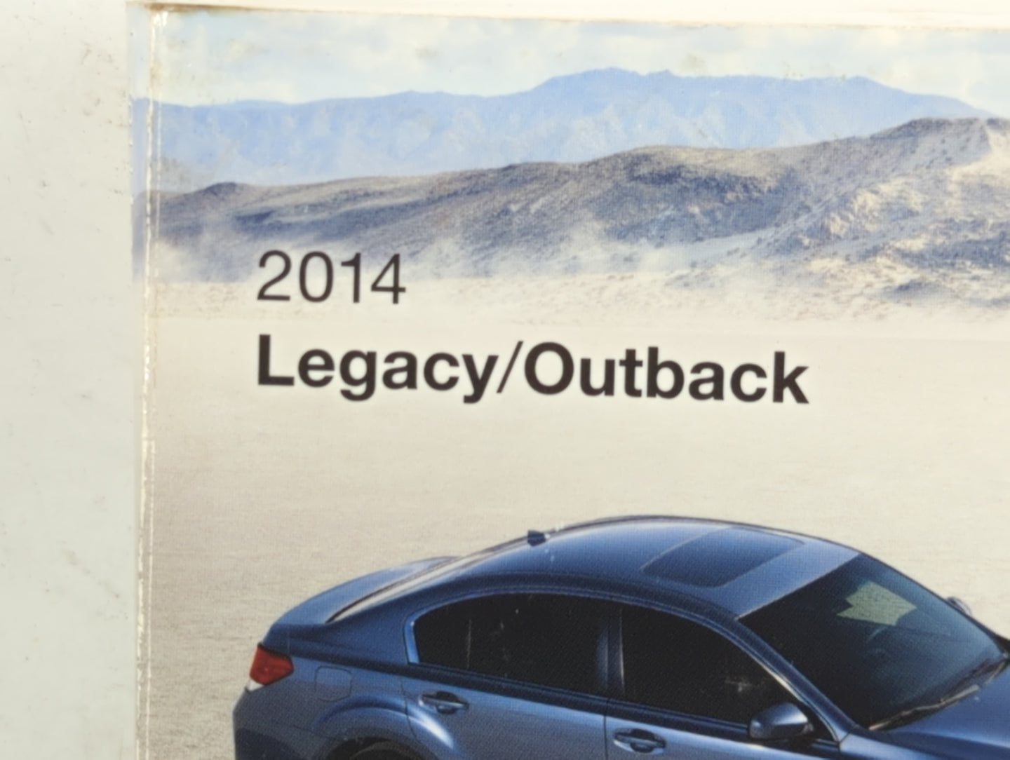 2014 Subaru Legacy Owners Manual Book Guide P/N:A2500BE-B OEM Used Auto Parts - Oemusedautoparts1.com