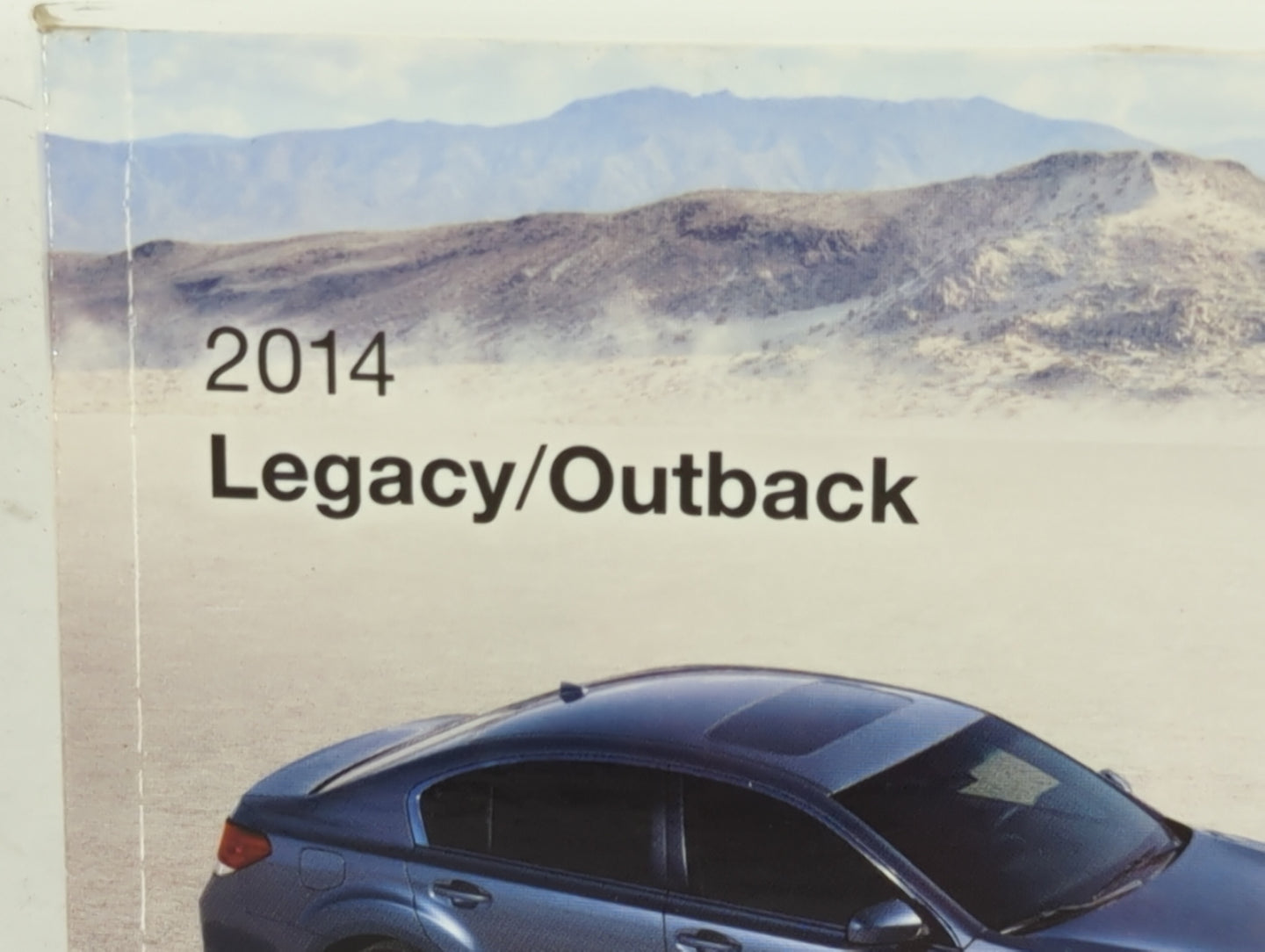 2014 Subaru Legacy Owners Manual Book Guide P/N:A2500BE-A OEM Used Auto Parts - Oemusedautoparts1.com