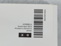 2014 Subaru Legacy Owners Manual Book Guide P/N:A2500BE-A OEM Used Auto Parts - Oemusedautoparts1.com