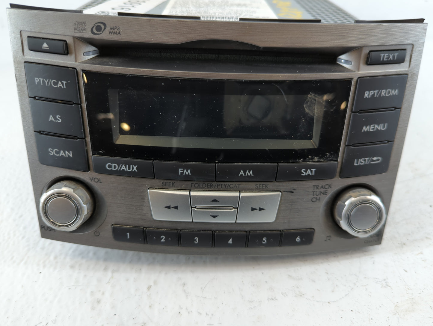 2012-2014 Subaru Legacy Am Fm Cd Player Radio Receiver - Oemusedautoparts1.com