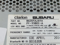 2012-2014 Subaru Legacy Am Fm Cd Player Radio Receiver - Oemusedautoparts1.com