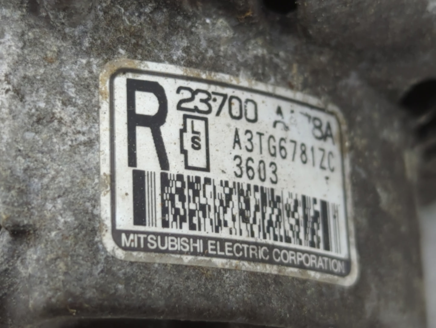 2013-2014 Subaru Legacy Alternator Replacement Generator Charging Assembly Engine OEM P/N:A3TG6781ZC Fits Fits 2013 2014 OEM