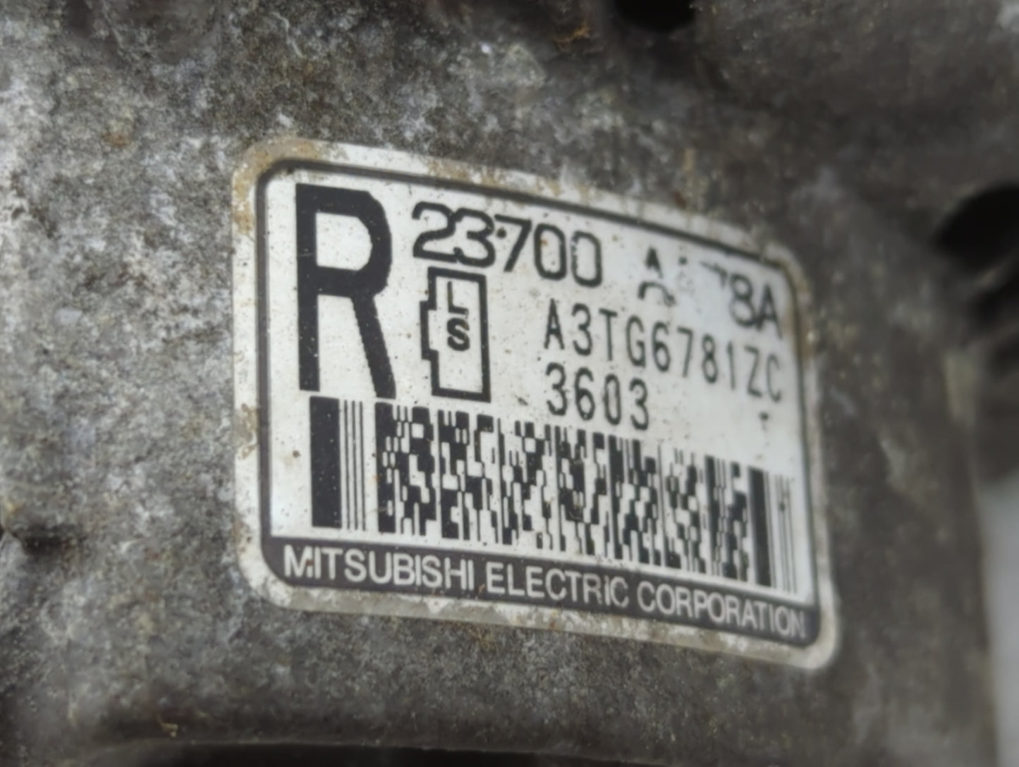 2013-2014 Subaru Legacy Alternator Replacement Generator Charging Assembly Engine OEM P/N:A3TG6781ZC Fits Fits 2013 2014 OEM