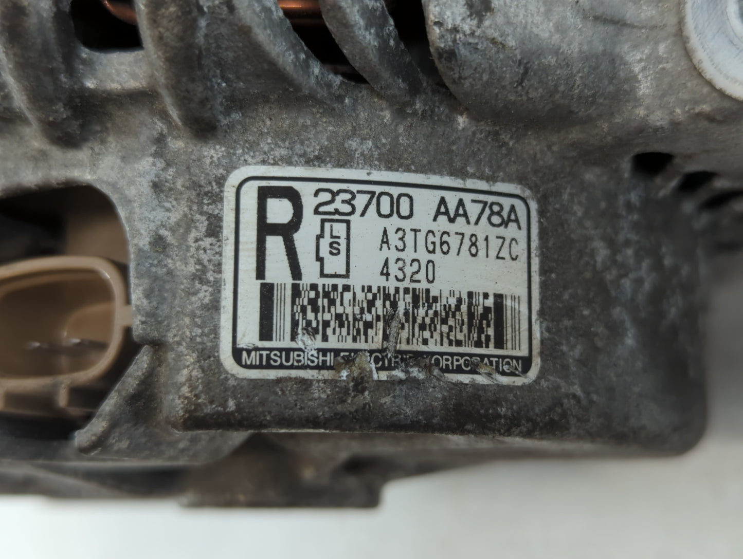 2013-2014 Subaru Legacy Alternator Replacement Generator Charging Assembly Engine OEM P/N:23700 AA78A Fits Fits 2013 2014 OE