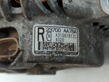 2013-2014 Subaru Legacy Alternator Replacement Generator Charging Assembly Engine OEM P/N:23700 AA78A Fits Fits 2013 2014 OEM Used Auto Parts